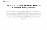 Transition Pack for A Level Physics - Home - St Paul's ... Transition Pack for A Level Physics Please complete the questions ready to bring to the first lesson in September. You should