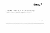 Intel® NUC Kit NUC6i7KYK . 1,2 : H90756-105 EU Power Cord KYSKLi70.86A.0041 1,2 ... Mb Megabit (1,048,576 bits) Mb/s Megabits per second TDP Thermal Design Power