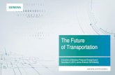 The Future of Transportation - Siemens data analytics for ... In case of failure, the system must ... Vision 2050: The future of transportation will be exciting