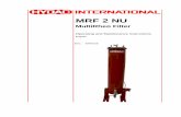 MRF 2 NU - Start: HYDAC · PDF fileMRF 2 NU MultiRheo Filter Preface We have compiled this manual for you, the user of our product. It contains the most important information relating