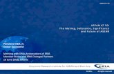 ASEAN AT 50: The Making, Substance, Significance and ... · PDF fileASEAN AT 50: The Making, Substance, Significance and Future of ... ERIA –Philippine Government Initiative ...