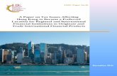 A Paper on Tax Issues Affecting Hong Kong to Become a ... Paper No.26_E_0.pdfA Paper on Tax Issues Affecting Hong Kong to Become a Preferred Location for Regional and International