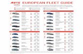 european fleet guide - Avis - Avis Rent A Car NZ · PDF fileLarge People Carrier: VW Sharan Chevrolet Uplander FVMR ... ©2009 Avis Rent A Car System, LLC 17637 EUROPEAN FLEET GUIDE