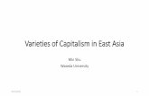 Varieties of Capitalism in East Asia - f. Explaining East Asian capitalism •Capitalist institutions in Japan, China and Malaysia ... •Cross-country capital flows and cross-border