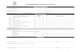 Employee Leave Form - Central State · PDF file2 Employee Leave Form Annual Leave: Annual Leave refers to vacation time. Vacation is defined as leisure time away from work devoted