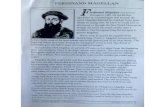 5greenteam.wikispaces.comMagellan.pdf · FERDINAND MAGELLAN erdinand Magellan was born in Portugal in 1480. He led the first expedition to circumnavigate (sail around) the world.