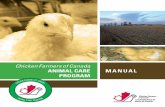 Chicken Farmers of Canada animal Care Program · PDF fileChicken Farmers of Canada’s ... Record Keeping and Corrective Actions ... provide a voluntary guideline to promote sound