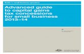 Advanced guide to capital gains tax concessions for small ... · PDF filetax concessions for small business ... ADVANCED GUIDE TO CAPITAL GAINS TAX CONCESSIONS FOR SMALL ... This rule
