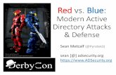 Red vs. Blue - Active Directory Security – Active Directory ... Local Admin creds = Admin rights on all Always RID 500 –doesn’t matter if renamed. Mimikatz for more credentials!