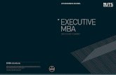 EXECUTIVE MBA - uts.edu.au · PDF fileGoods Line Pedestrian Network artist's impression, ... your balancing act that ... many of them Executive MBA alumni,