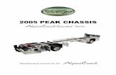 2005 PEAK CHASSIS PEAK CHASSIS Series Manufactured exclusively for ... pedal feel and excellent braking performance expected in your automobile. Air Drum Brakes are also