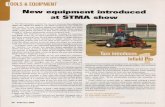 TOOLS EUUIPMENT New equipment introduced at …sturf.lib.msu.edu/article/2006feb38a.pdf · TOOLS & EUUIPMENT New equipment introduced at STMA ... low-emission M-Series engine, The