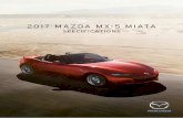 2017 Mazda MX-5 Miata - Mazda USA Official Site | Cars ... audio, phone and cruise controls carpet floor mats Full instrumentation including, tachometer, coolant temperature gauge