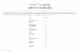 e-asTTle writing generic exemplarse-asttle.tki.org.nz/content/download/1557/6265/file/e-asTTle...generic exemplars This set of ... (for example, category R2 in spelling, ... Structure