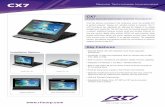 7 inch Countertop/Under-Cabinet Touchpanel - · PDF file• 800x480 WVGA LCD with integrated multi-touch capacitive touchscreen. • Composite, S-video and component input for viewing