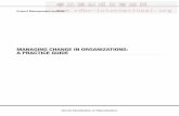 MANAGING CHANGE IN ORGANIZATIONS: A PRACTICE · PDF file2013 Project Management Institute. Managing Change in Organizations: A Practice Guide III TABLE OF CONTENTS 5 CHANGE MANAGEMENT