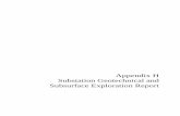 Appendix H Substation Geotechnical and Subsurface ... Geotechnical and Subsurface Exploration Report . ... Geotechnical and Subsurface Exploration Report for the Proposed Electrical