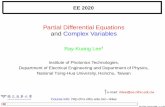 Partial Differential Equations and Complex Variablesmx.nthu.edu.tw/~rklee/files/EE2020-intro-onlne.pdfPartial Differential Equations and Complex Variables ... "Partial Differential
