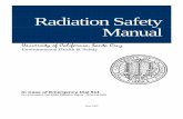 Radiation Safety Manual - Environmental Health & Safety · PDF file · 2017-01-11UCSC. This Radiation Safety Manual supersedes all previous documents and procedures. Any changes to