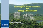 Building Envelope Insulation for Energy · PDF fileBuilding Envelope Insulation for Energy Conservation Himanshu Agrawal ... Masterseal 300H Protective coating Schematic Diagram Of