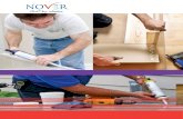 Adhesives - Nover · PDF fileNOVER PRODUCT CATALOGUE 11.3 Adhesives AV180 MDF Board & Joinery Adhesive AV180 is a unique one pack water based adhesive which has