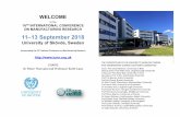 11–13 September 2018 - icmr.org.uk · PDF fileWELCOME to the 16TH INTERNATIONAL CONFERENCE ON MANUFACTURING RESEARCH 11–13 September 2018 University of Skövde, Sweden Incorporating