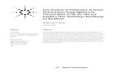 Fast Analysis of Polynuclear Aromatic Hydrocarbons Using Agilent · PDF file · 2016-09-11Fast Analysis of Polynuclear Aromatic Hydrocarbons Using Agilent Low Thermal Mass (LTM) ...
