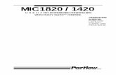 MIC 1820 /1420 - Instrumart 1820/MIC 1420 Manual Edition 14 Appendices cont. Figure B-5 CPU PWA 67 Figure B-6 PSU PWA with Relay or SSR Out.1 68 Figure B-7 PSU PWA with DC Output 1