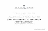 BARRATT NORTH SCOTLAND SPECIFICATION - LABSS · PDF file · 2016-01-19BARRATT NORTH SCOTLAND SPECIFICATION CALEDONIA & ALBA RANGE ... to BS 5628 Part 3:2005 or strength class M4 to