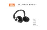 jbl reference 4 - jbl.com groundbreaking design is built for ... Now you can enjoy the pinnacle of audio performance with the JBL Reference 420 headphone system. jbl ... echten HiFi-Sound.