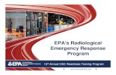 EPA's Radiological Emergency Response Program EPA's Rad ER... · EPA's Radiological Emergency Response Program ... 15th Annual OSC Readiness Training Program 3 EPA’s Radiological