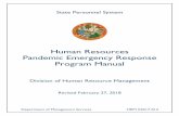 Human Resources Pandemic Emergency Response Program · PDF fileHuman Resources Pandemic Emergency Response Program Manual Division of Human Resource Management 3 TABLE OF CONTENTS