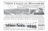 "The New Light of Myanmar" 21 April 2004 - · PDF fileEmergence of the State Constitution is the duty of all citizens of Myanmar Naing-Ngan. ... The Navy team beat KKS team ... Royal
