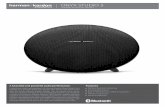 ONYX STUDIO 3 - media. · PDF fileA beautiful and powerful audio performance. Crafted with high-end materials, the Harman Kardon Onyx Studio 3 is a full-featured, portable Bluetooth