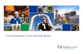 TransCanada’s Life Saving Rules · PDF file• The ‘Life Saving Rules’ will be strictly enforced to ensure the safety ... Motor Vehicle Operation 51% ... • Identify and assess