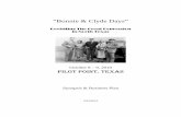 “Bonnie & Clyde Days” - Pilot Point · PDF file2 “Bonnie & Clyde Days” Revisiting The Great Depression in North Texas October 8 – 9, 2010 Pilot Point, Texas BACKGROUND Introduction