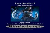 Daz Studio 3 - WINTERBROSE Studio 3 for Windows DS3-UG03 Download/Install Recommended Models