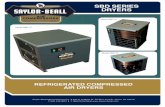 SBD SERIES DRYERS - Saylor Beall Air Compressors Manufacturing Co. • 400 N. Kibbee St. PO Box 40 • St. Johns, ... throughout a compressed air system unless the air is ... enters