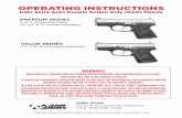 OPERATING INSTRUCTIONS - Kahr Arms - A leader in ... Firearms as a firearm or dangerous weapon . It is therefore, potentially lethal! Read this entire instruction manual carefully