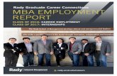 Rady Graduate Career Connections MBA EMPLOYMENT REPORTrady.ucsd.edu/docs/careers/employment-report-2016-web.pdf · REPORT Rady Graduate Career Connections ... INTERNSHIP REPORT 2017