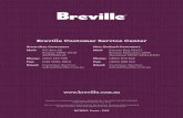 Breville Customer Service Center - Appliances Online · PDF fileFEATURES OF yOUR BREvILLE SMART SCOOP ™ ICE CREAM MACHINE Automatic Mode ... Mix-ins such as chocolate chips, ...