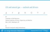 Oil market outlook and drivers - U.S. Energy Information ... · PDF fileNAS | Oil market outlook and drivers, May 4, 2016 ... • U.S. natural gas demand growth is likely to be concentrated