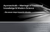 Ayurceuticals – Marriage of Traditional knowledge & … such alternative medicines. The UK MHRA Press release on Feb 11, 2011, People warned over adulterated ... Rajayakshma –Tuberculosis