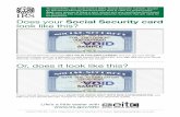 Does your Social Security card look like this? your Social Security card says NOT VALID FOR EMPLOYMENT and you got your Social ... Does your Social Security card look like this? Or,