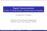 Digital Communications - Chapter 13 Fading Channels I ...shannon.cm.nctu.edu.tw/digitalcom/Chap13.pdf · Digital Communications Chapter 13 Fading Channels I: Characterization and
