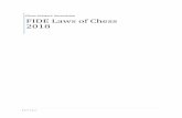 Chess Arbiters’ Association FIDE Laws of Chess · PDF file3 | P a g e INTRODUCTION FIDE Laws of Chess cover over-the-board play. The Laws of Chess have two parts: 1. Basic Rules