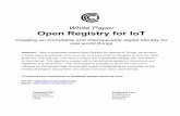 Chronicled Open Registry for IoT White Paper Aug 15 2016blockchainlab.com/pdf/whitepaper7.pdf · Preface Hitchhiker’s Guide ... a pair of his Levi’s blue jeans, and ... Business,