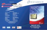 ingersoll rand air compressors - mb air systems · PDF filePrecise One-touch Control with Intellisys ... Ingersoll Rand air compressors are designed to support the environmental policies