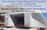 SESSION B- 1030 AM- QC Fabrication for Precast - … Manual for Precast and Prestressed Concrete Construction, 1st Edition - (MNL-135) ... SESSION B- 1030 AM- QC Fabrication for Precast