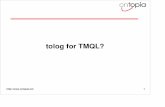 tolog for TMQL? - isotopicmaps.org 3 tolog status • Current version is 0.1 – can only query associations and type-instance relationship – supports and, or, not, and ...Published